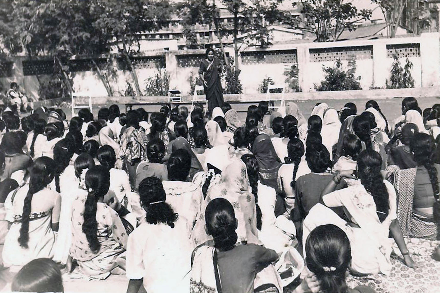 YUVA - One of the first large meetings with women