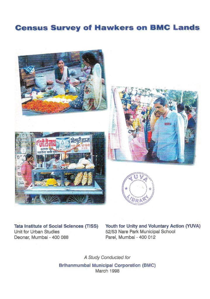 Census Survey of Hawkers on BMC Lands by TISS-YUVA